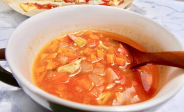 野菜不足解消ミネストローネ