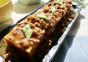 厚揚げのそぼろあんかけ