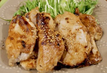 鶏胸肉の醤油麹焼き