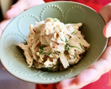 ささみのマスタード和え