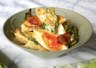 オクラと卵のデリ風サラダ